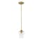 Z-Lite Joliet 1 Light Mini Pendant, Olde Brass & Clear 473MP-OBR - alternate 8